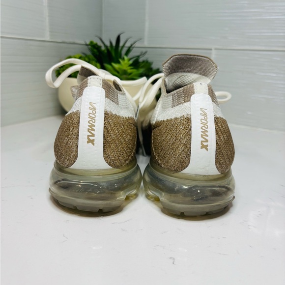 Nike Air VaporMax 2.0 Flyknit Moon Particle Metallic Gold AR4477-101 Size 10 main image 7